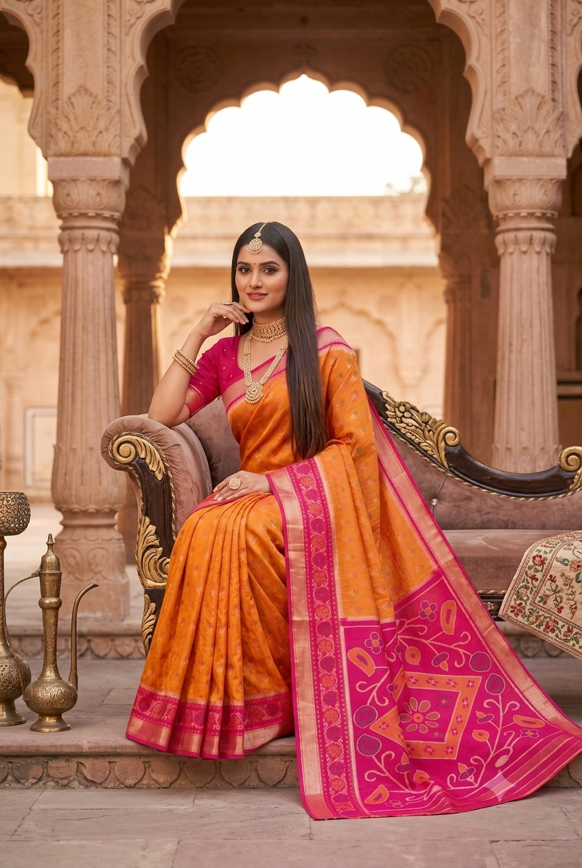 Catalogue Designer Pochampalli Silk Saree