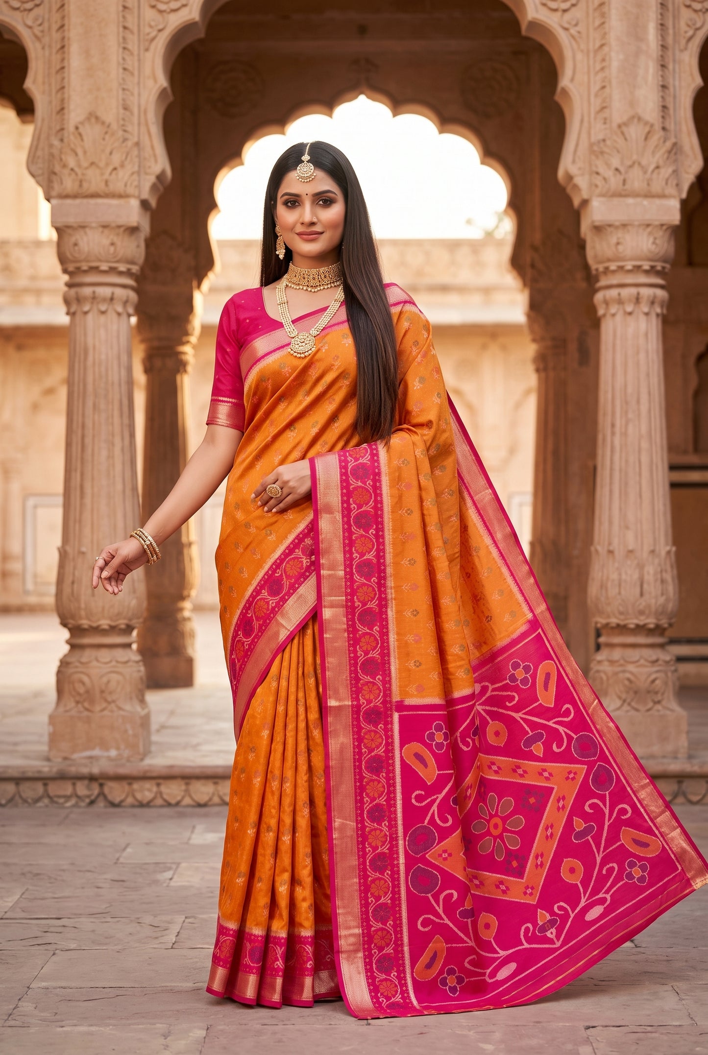 Catalogue Designer Pochampalli Silk Saree