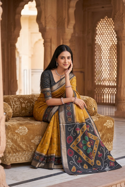 Catalogue Designer Pochampalli Silk Saree