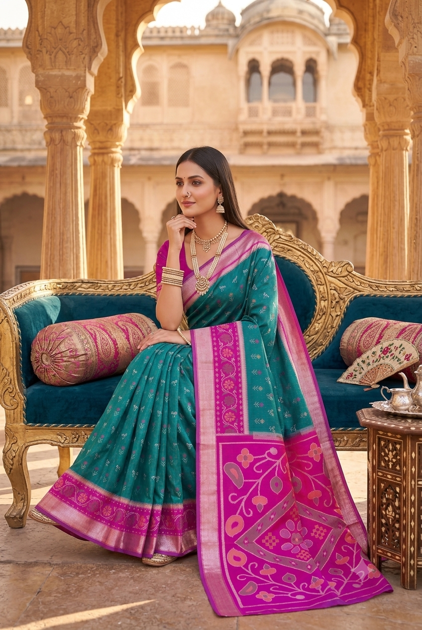 Catalogue Designer Pochampalli Silk Saree