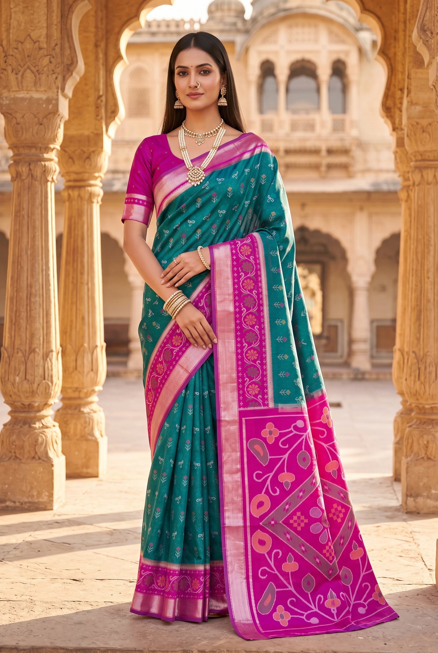 Catalogue Designer Pochampalli Silk Saree