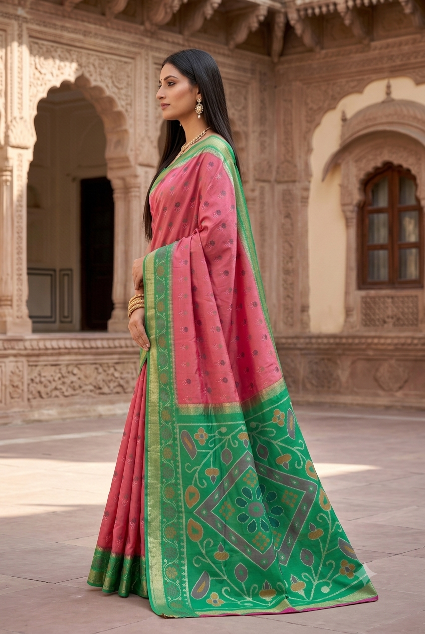 Catalogue Designer Pochampalli Silk Saree