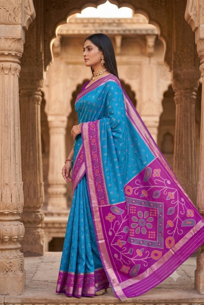 Catalogue Designer Pochampalli Silk Saree