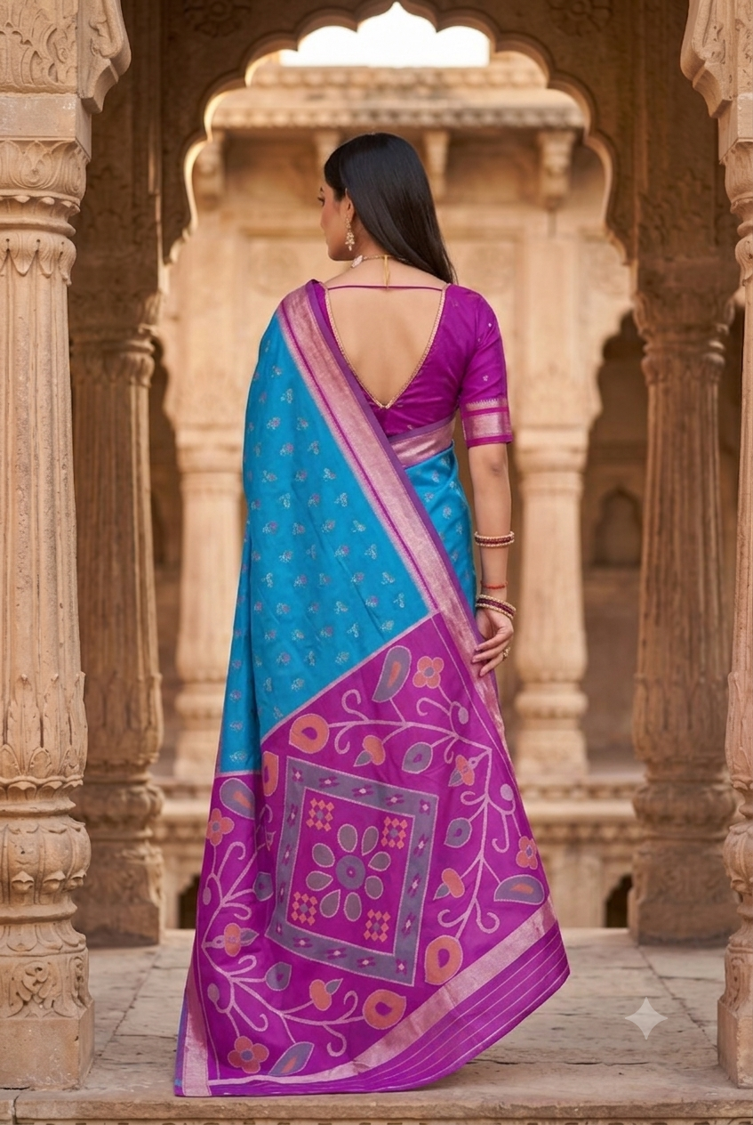Catalogue Designer Pochampalli Silk Saree