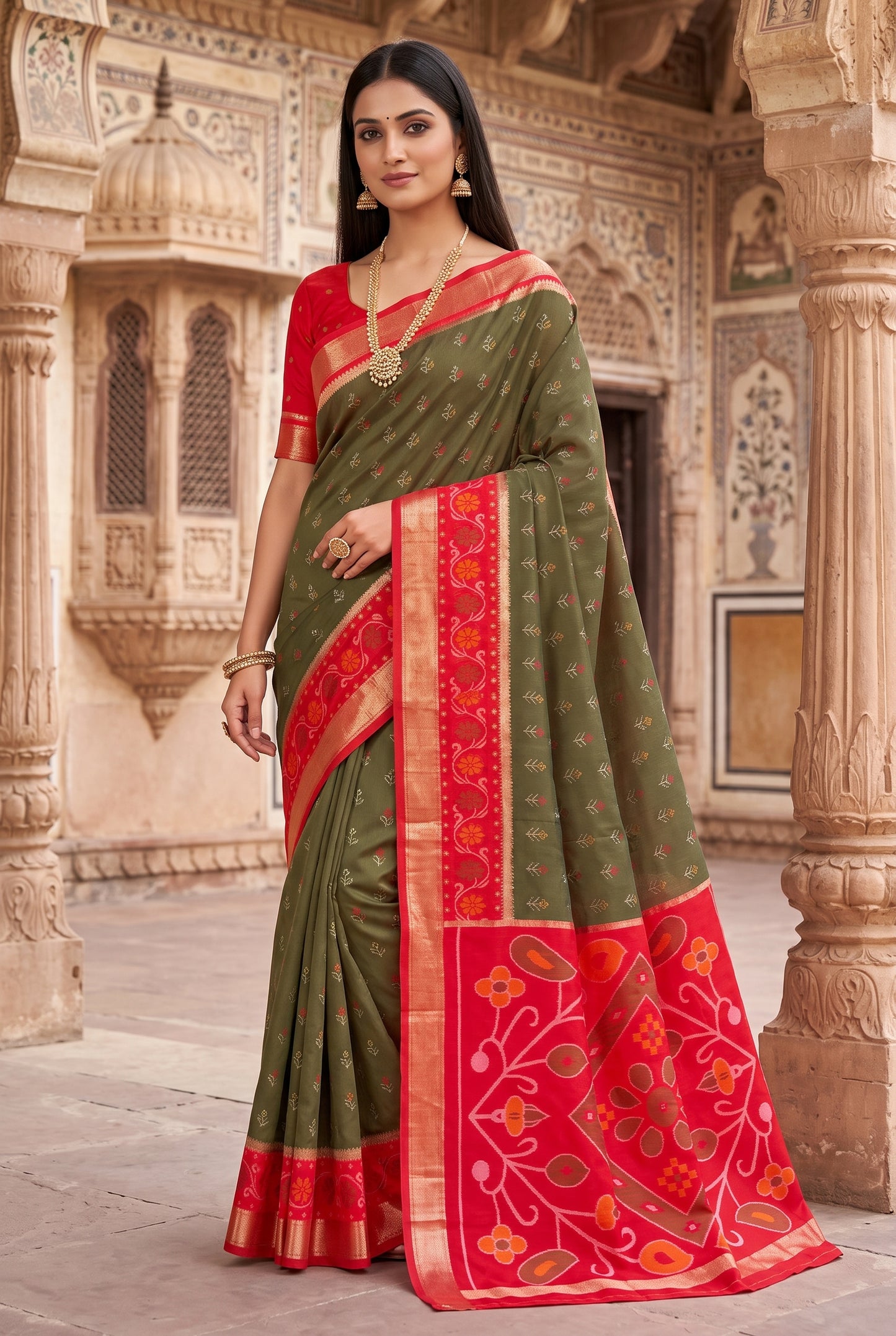 Catalogue Designer Pochampalli Silk Saree