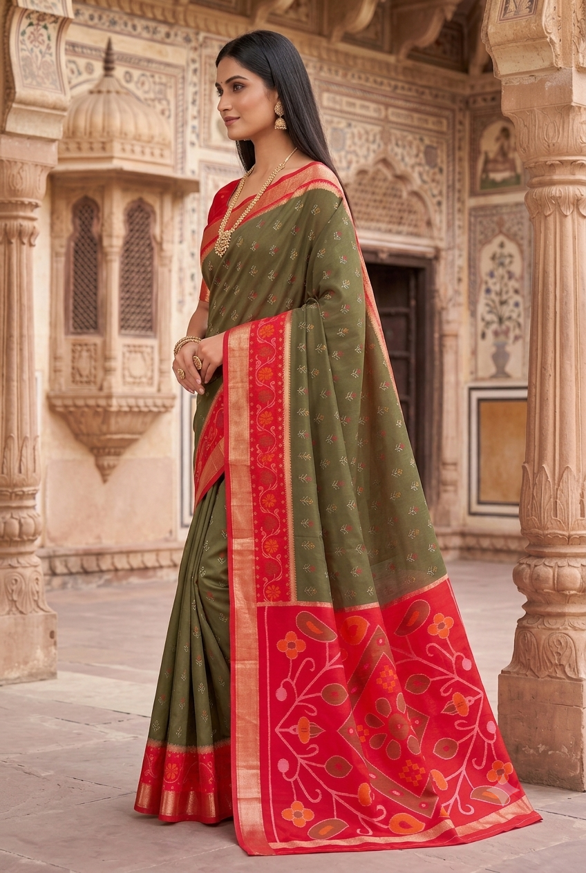Catalogue Designer Pochampalli Silk Saree