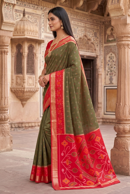Catalogue Designer Pochampalli Silk Saree