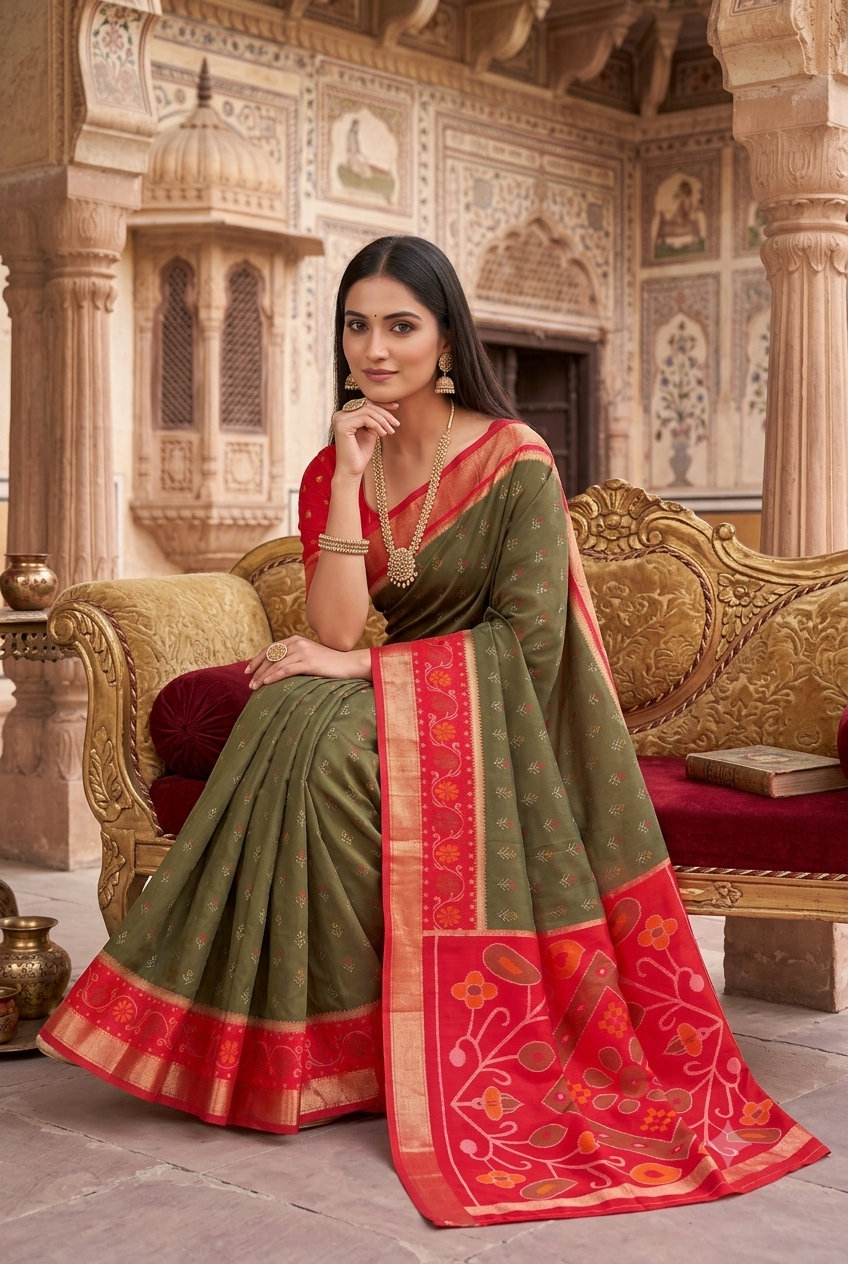 Catalogue Designer Pochampalli Silk Saree