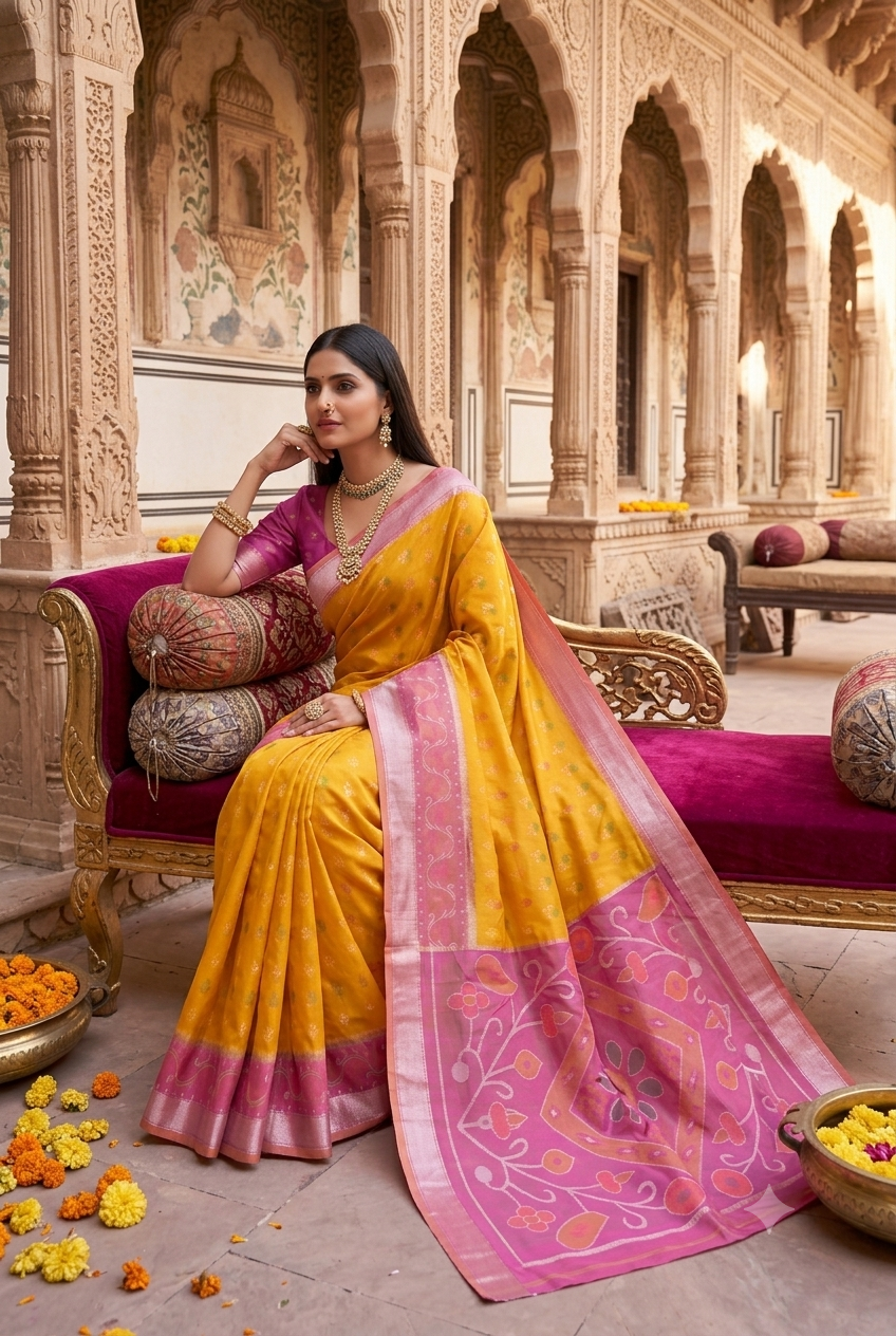 Catalogue Designer Pochampalli Silk Saree