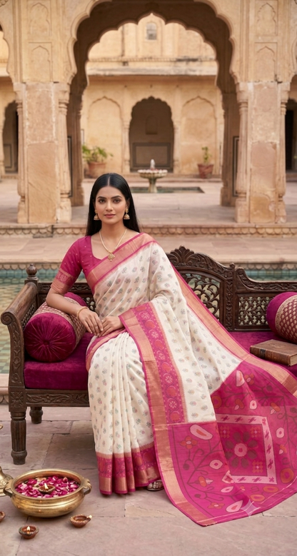 Catalogue Designer Pochampalli Silk Saree