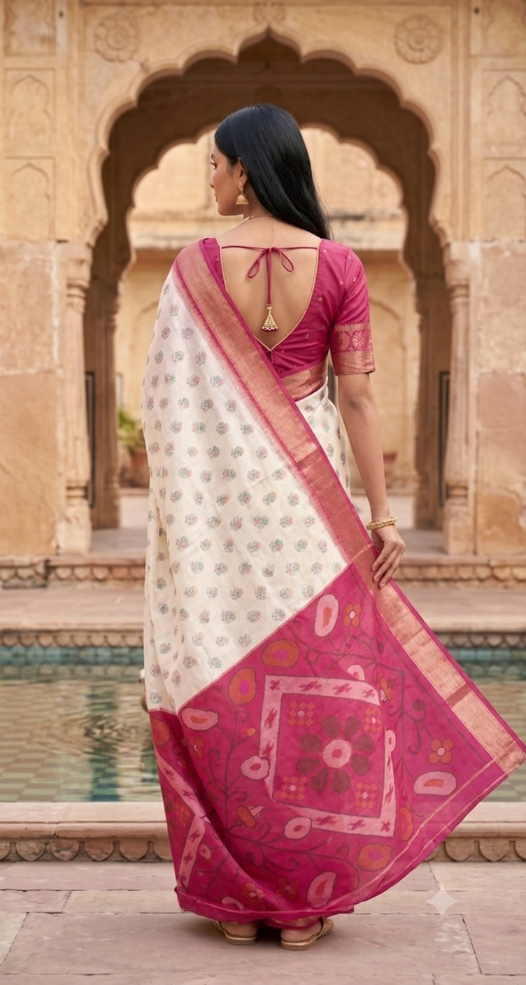 Catalogue Designer Pochampalli Silk Saree