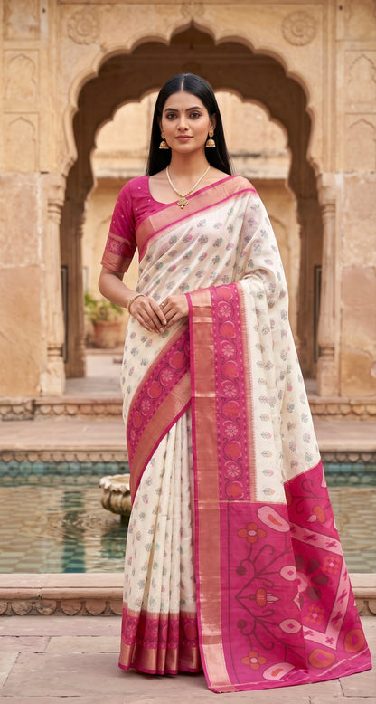 Catalogue Designer Pochampalli Silk Saree