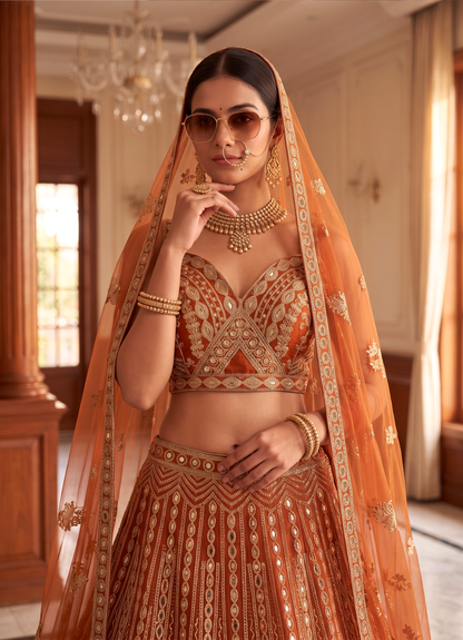 Latest Semi Stitched Lehenga Choli With Dupatta.