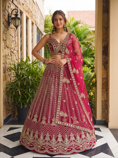 Latest Semi Stitched Lehenga Choli With Dupatta.