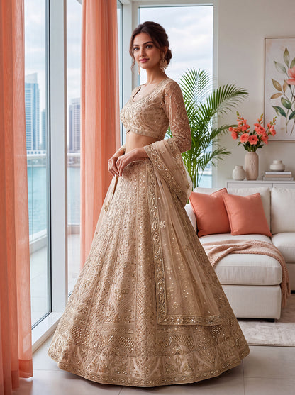 Latest Semi Stitched Lehenga Choli With Dupatta.
