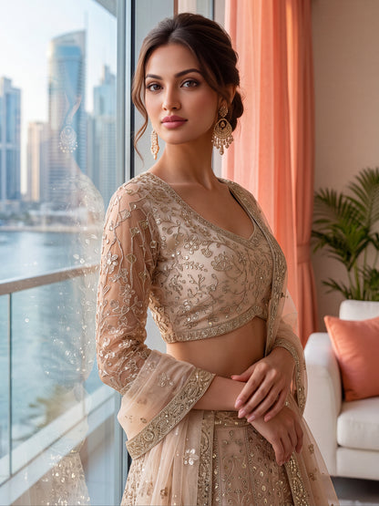 Latest Semi Stitched Lehenga Choli With Dupatta.