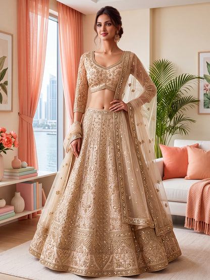 Latest Semi Stitched Lehenga Choli With Dupatta.
