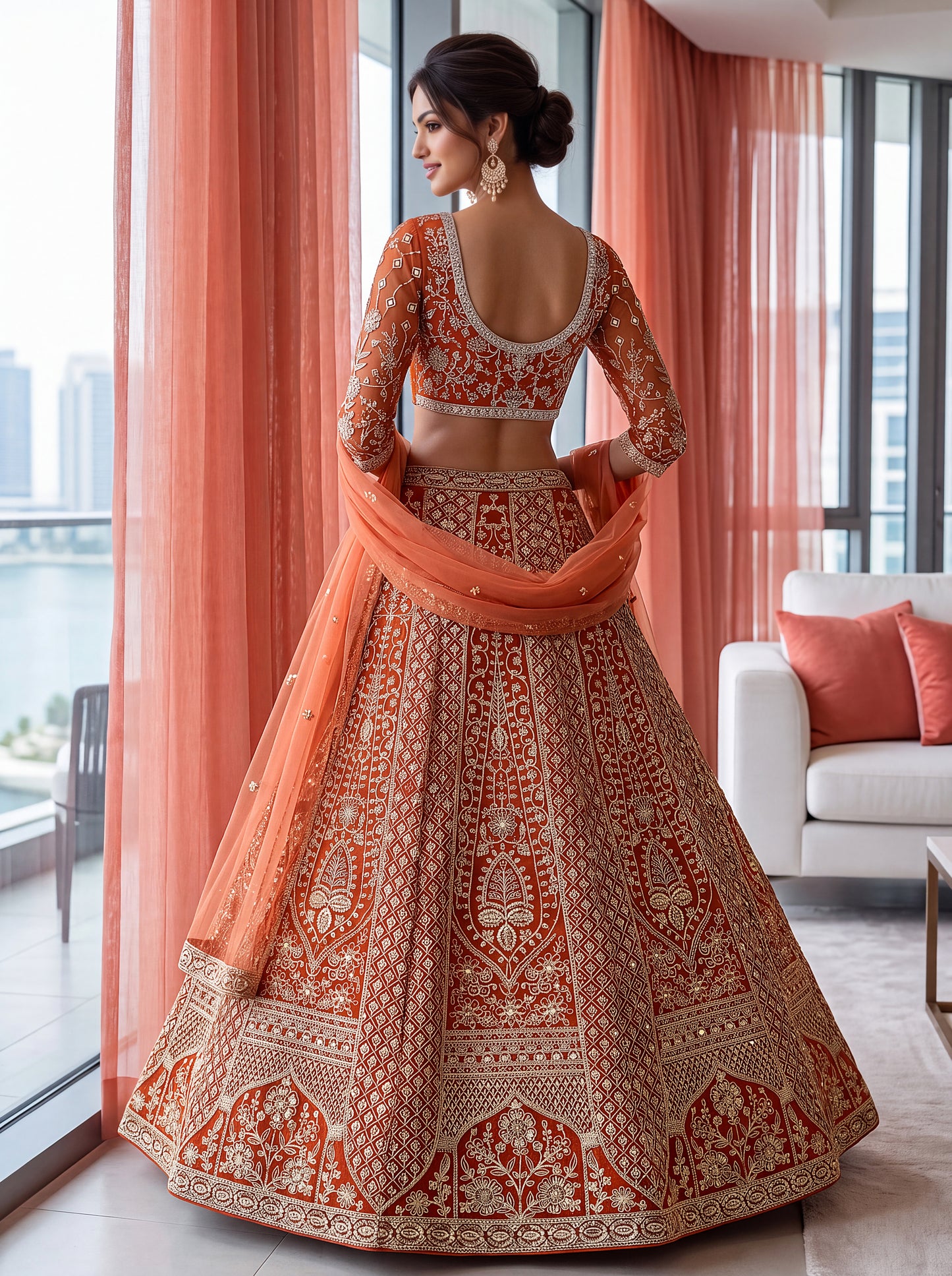 Latest Semi Stitched Lehenga Choli With Dupatta.