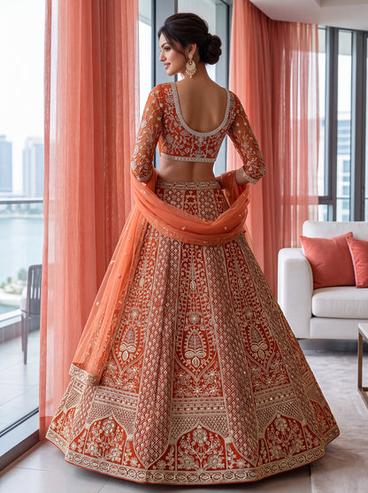 Latest Semi Stitched Lehenga Choli With Dupatta.