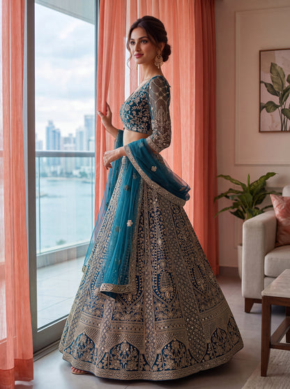 Latest Semi Stitched Lehenga Choli With Dupatta.