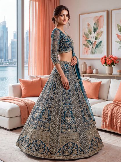 Latest Semi Stitched Lehenga Choli With Dupatta.