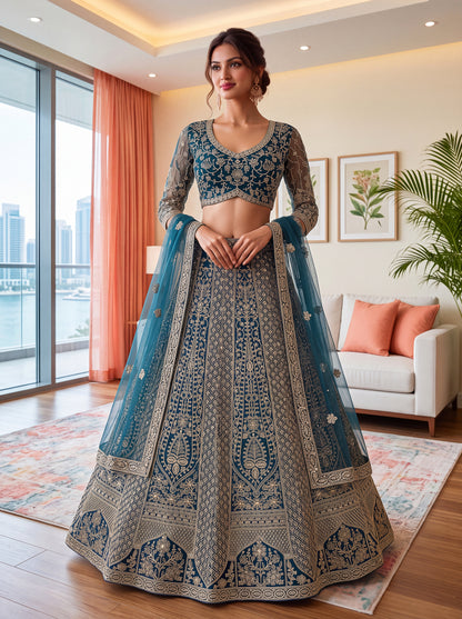 Latest Semi Stitched Lehenga Choli With Dupatta.