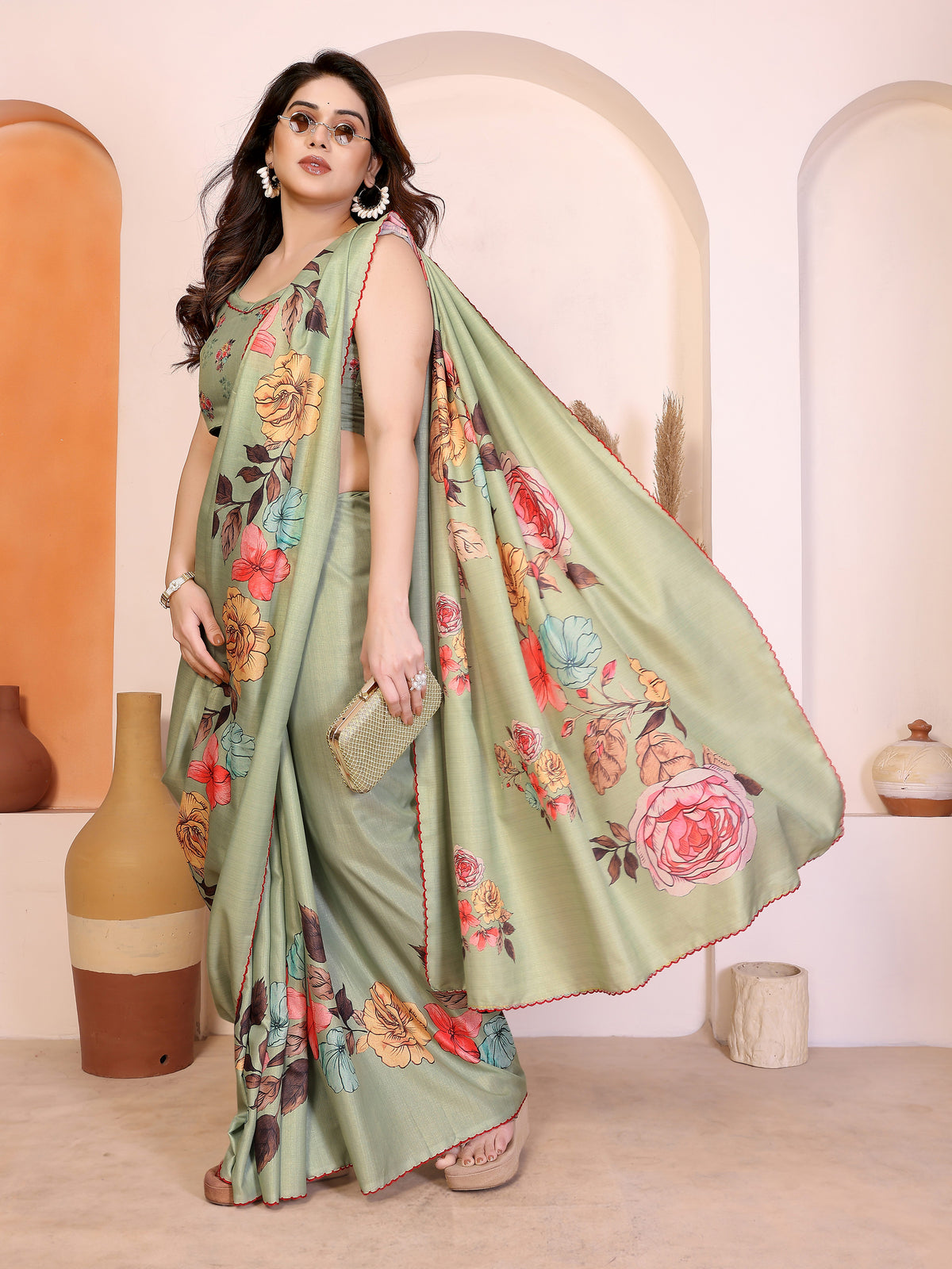 Catalogue Designer Silk Saree
