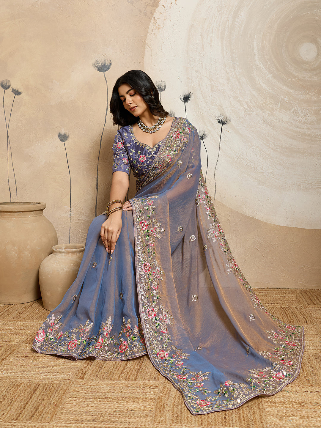 Catalogue Designer Silk Saree
