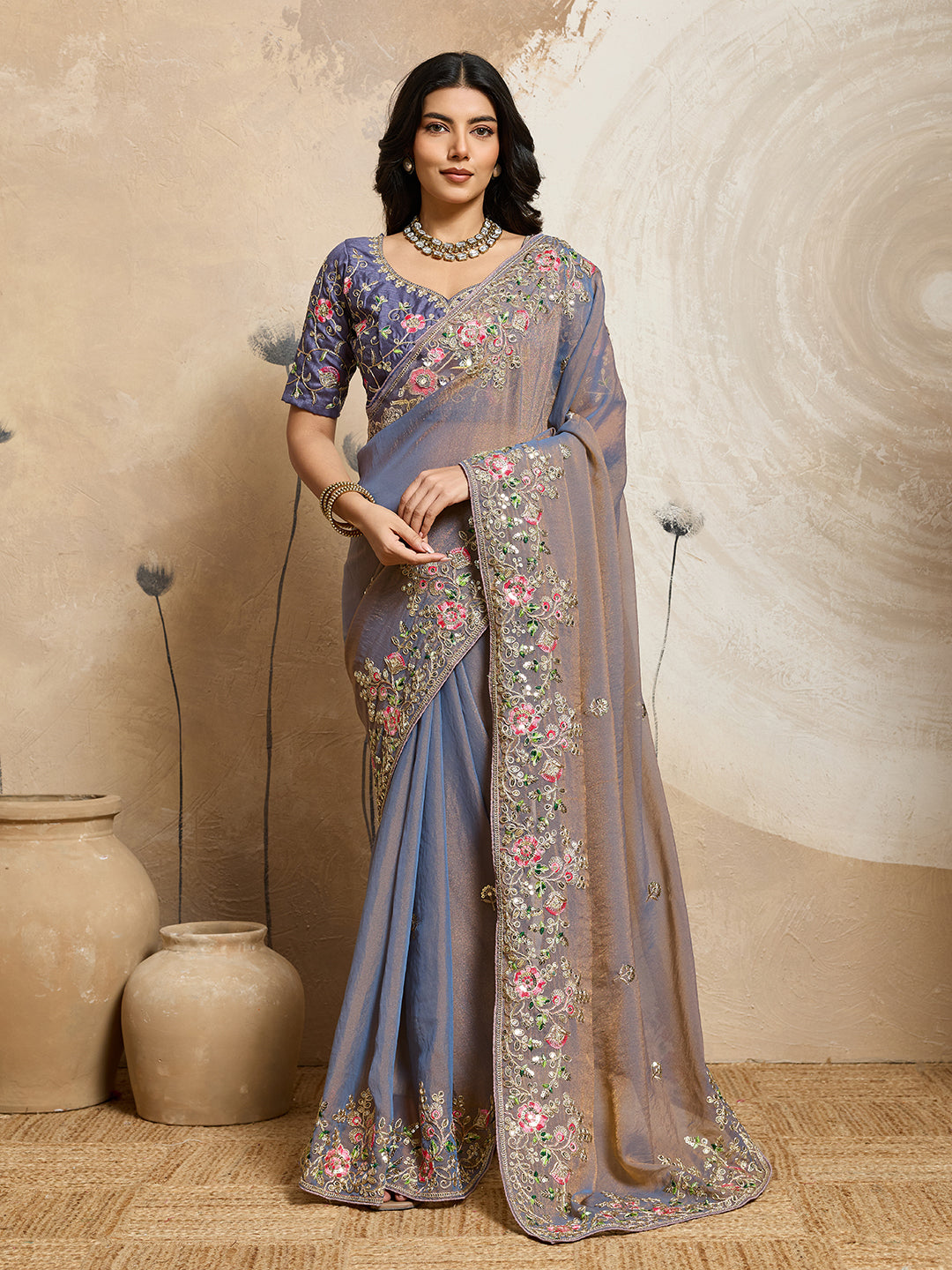 Catalogue Designer Silk Saree