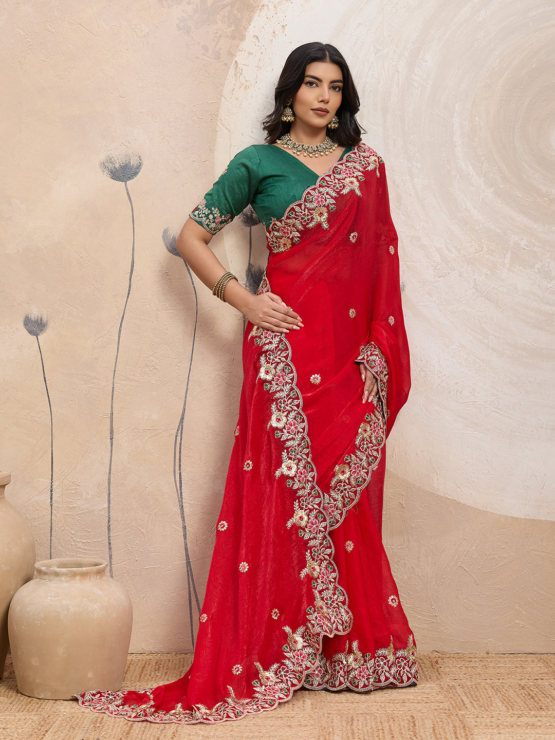 Catalogue Designer Silk Saree