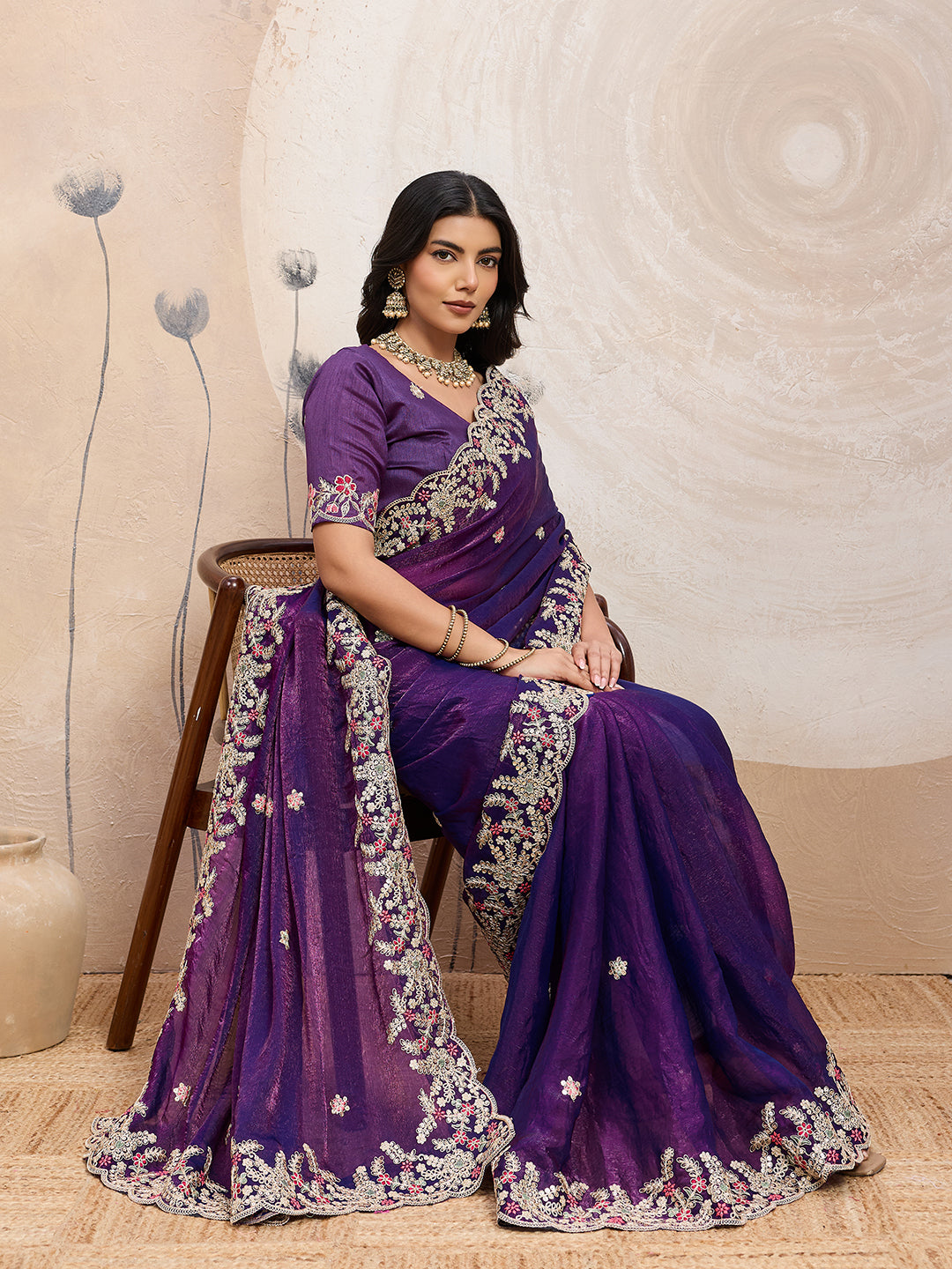 Catalogue Designer Silk Saree