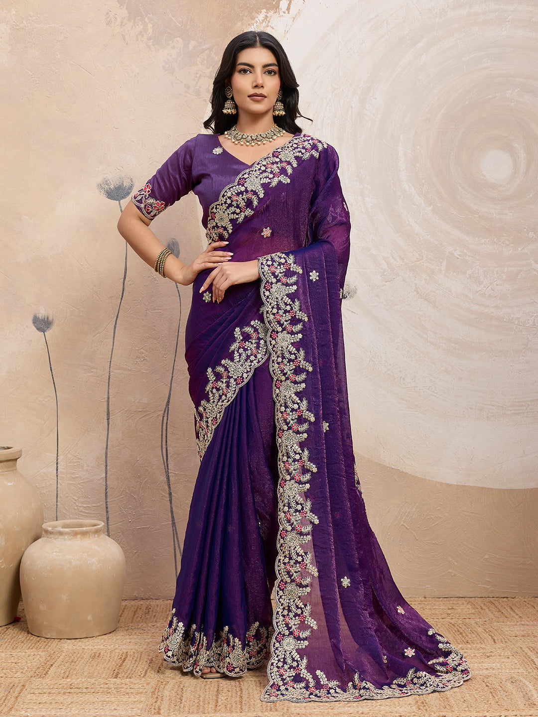 Catalogue Designer Silk Saree