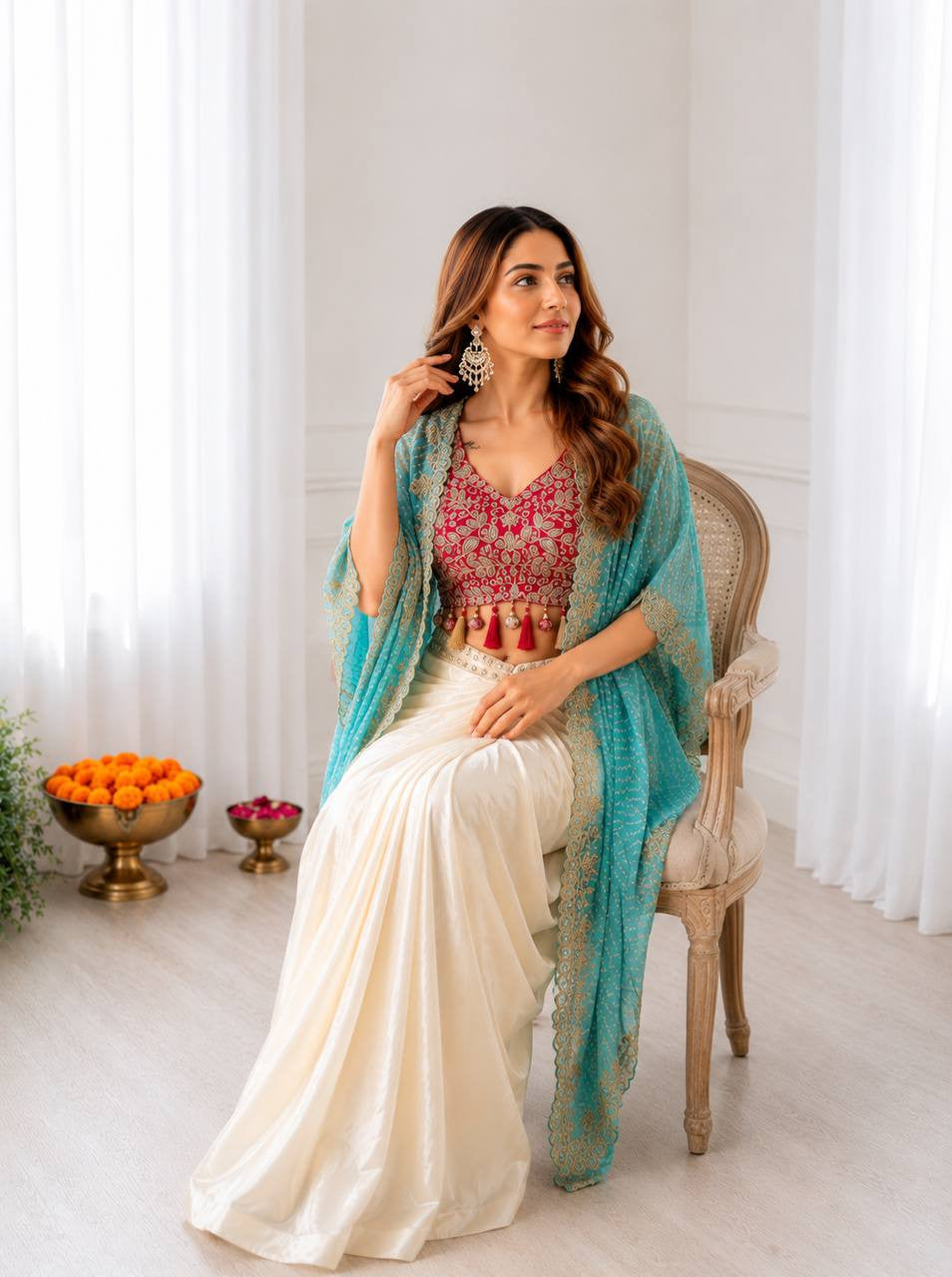 Ready To Wear Free Size Sarees