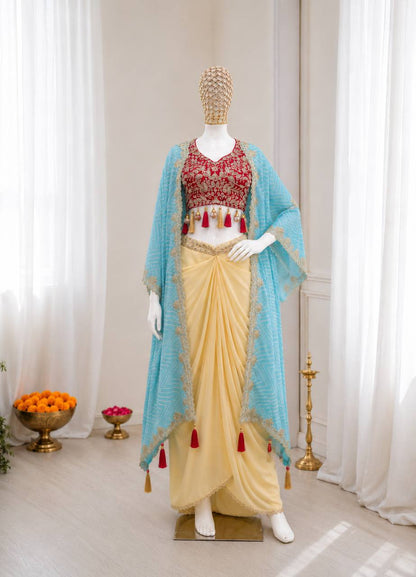 Ready To Wear Free Size Sarees