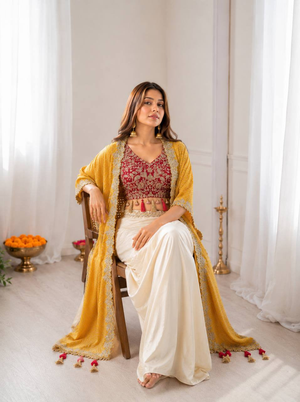 Ready To Wear Free Size Sarees