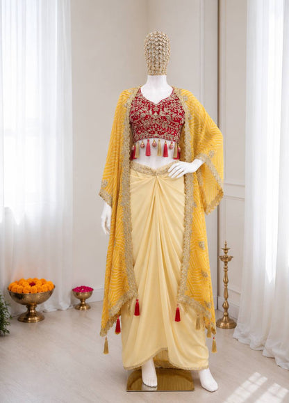 Ready To Wear Free Size Sarees