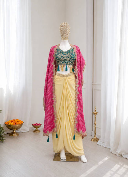 Ready To Wear Free Size Sarees