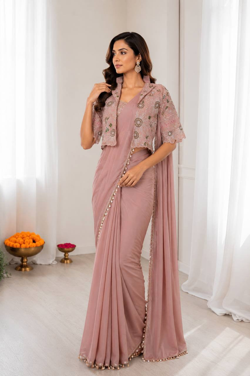 Ready To Wear Free Size Sarees