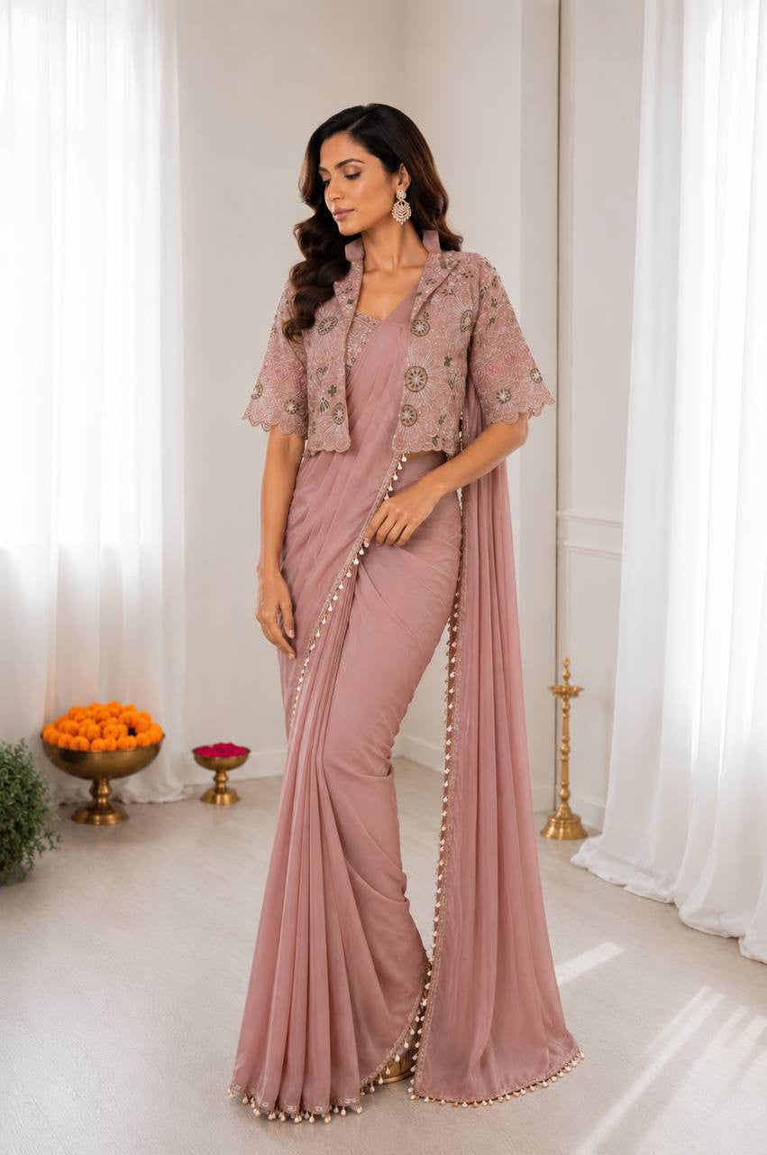 Ready To Wear Free Size Sarees