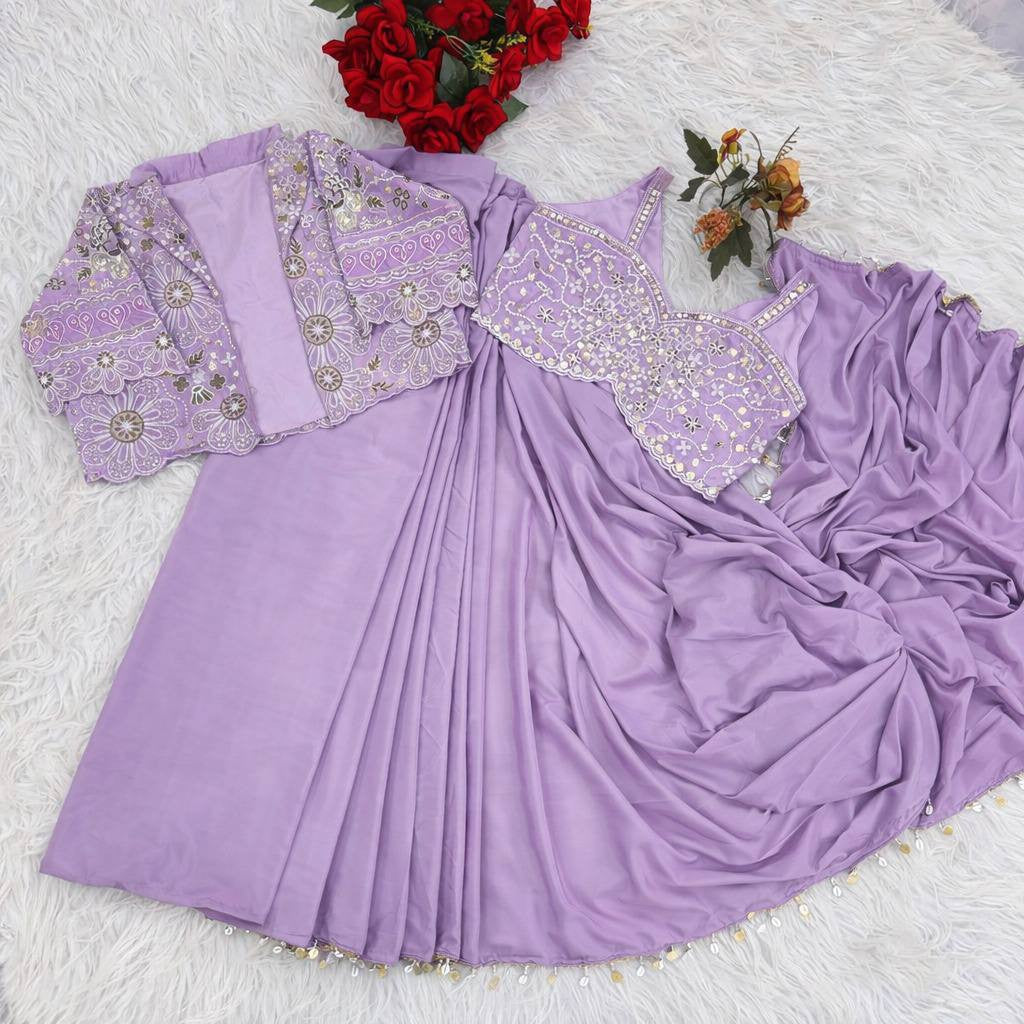 Ready To Wear Free Size Sarees