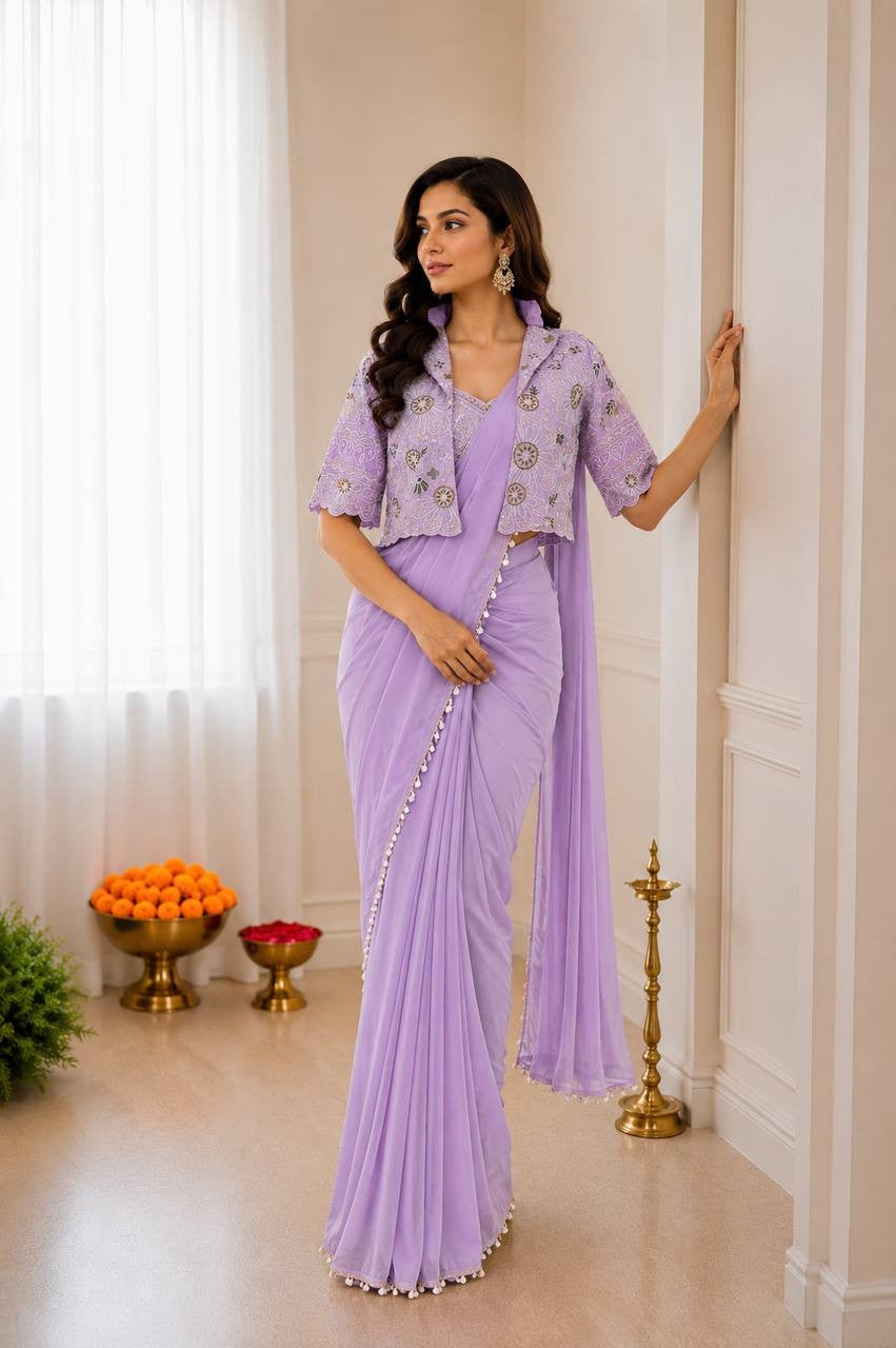 Ready To Wear Free Size Sarees