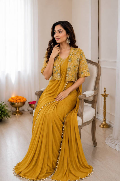 Ready To Wear Free Size Sarees