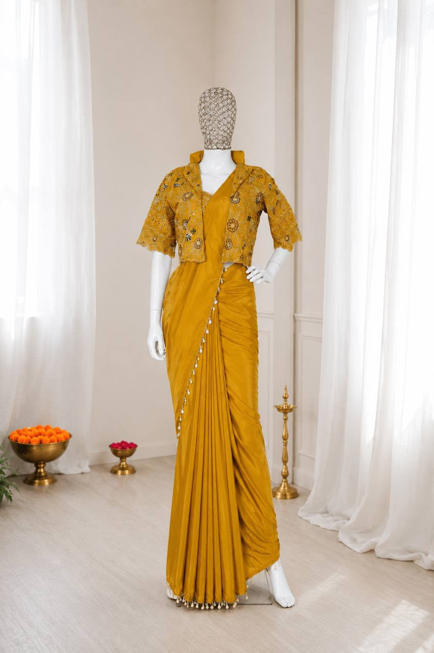 Ready To Wear Free Size Sarees