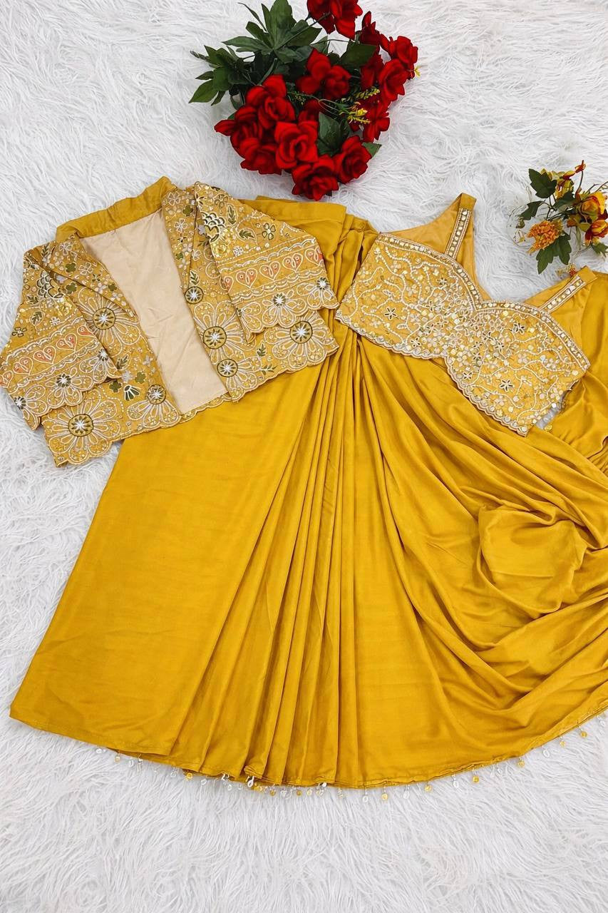 Ready To Wear Free Size Sarees