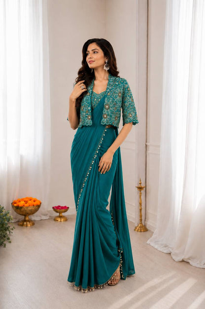 Ready To Wear Free Size Sarees