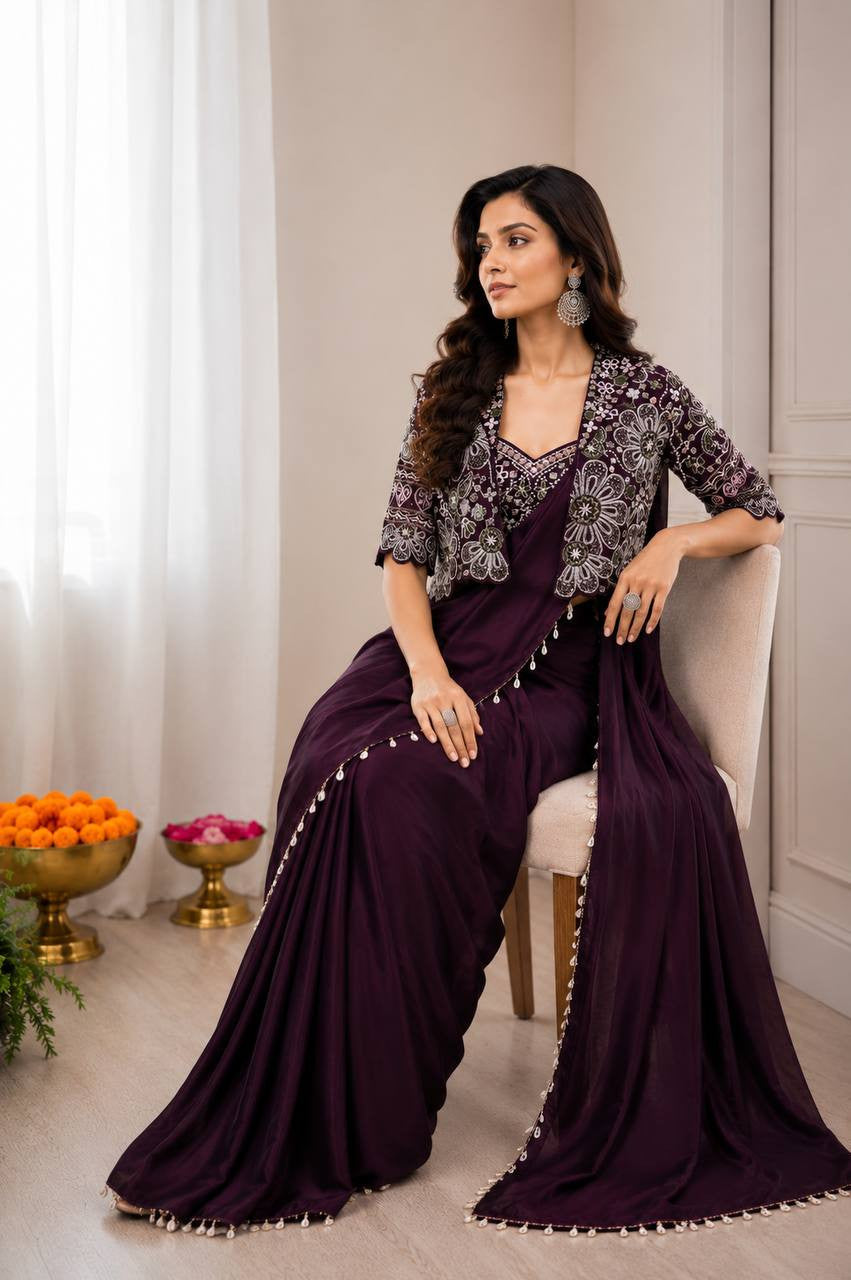 Ready To Wear Free Size Sarees