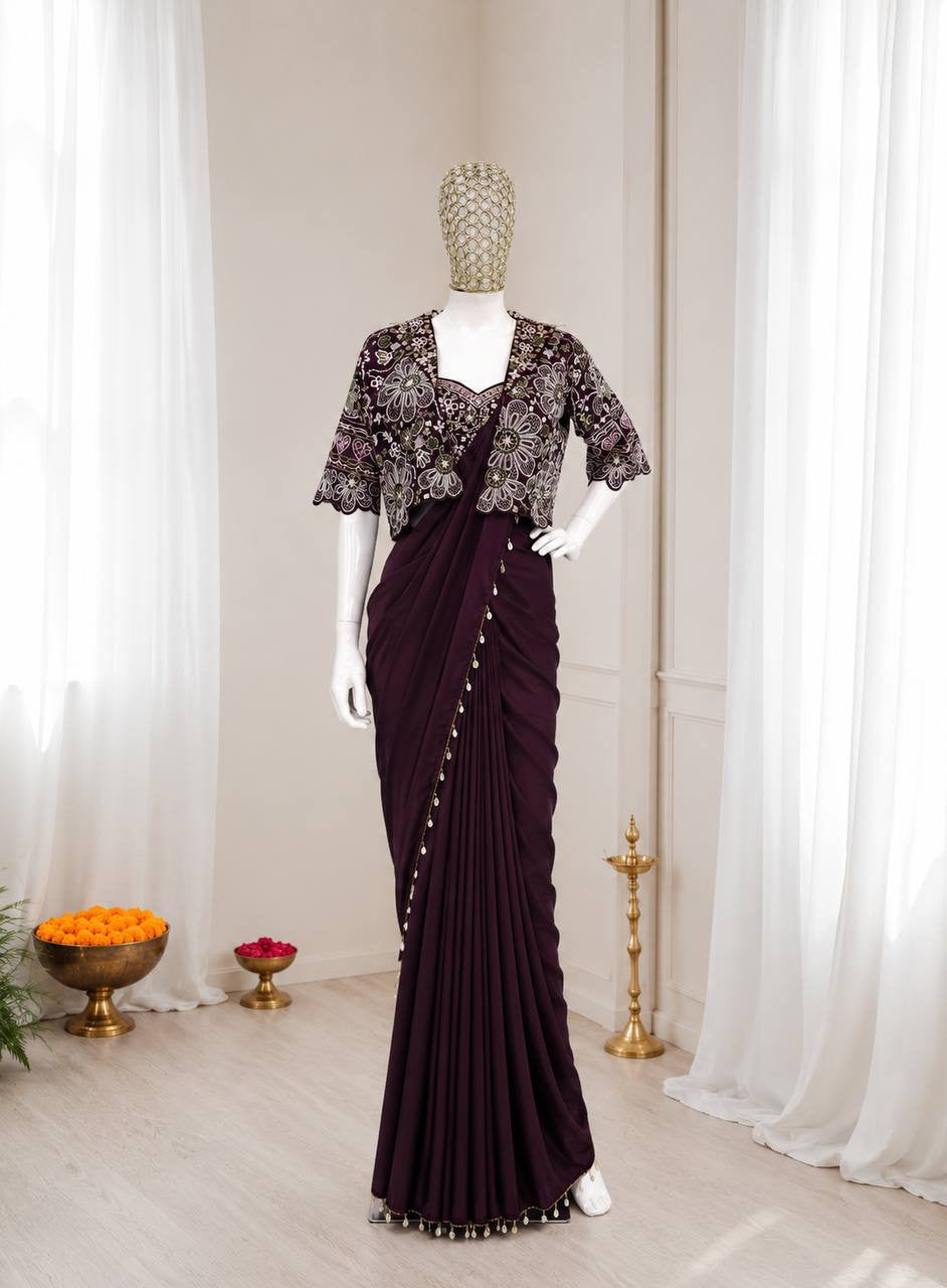 Ready To Wear Free Size Sarees
