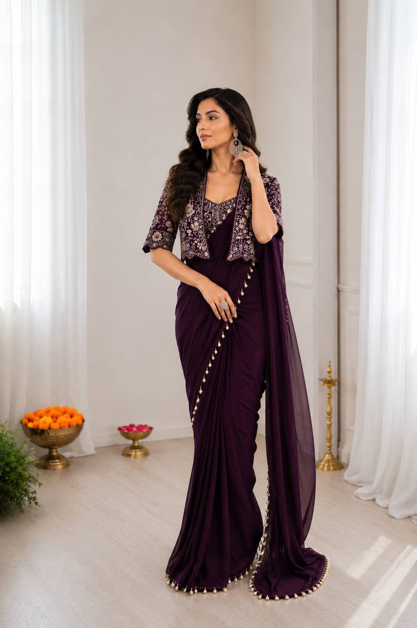 Ready To Wear Free Size Sarees