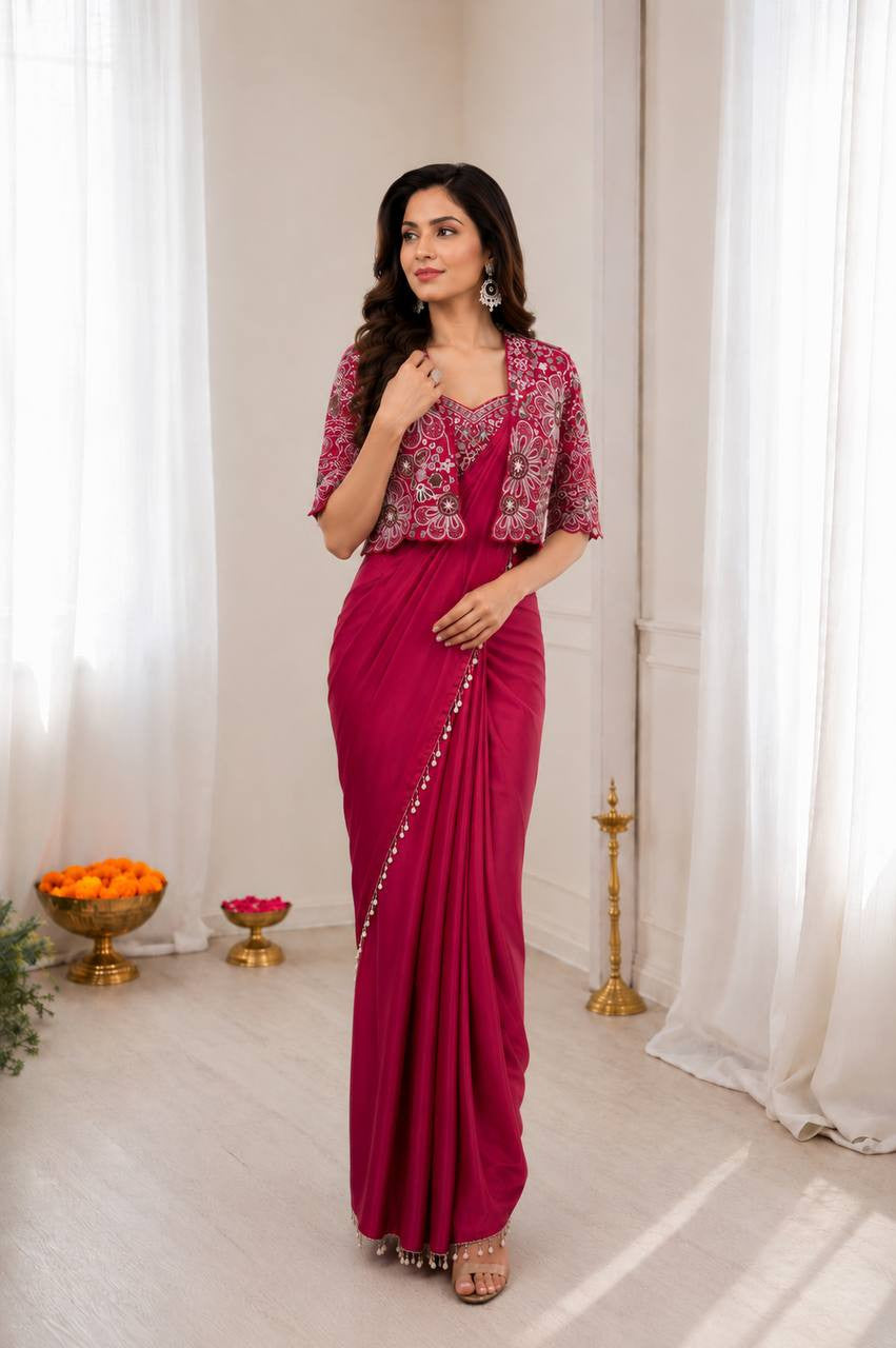 Ready To Wear Free Size Sarees