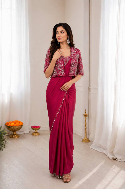Ready To Wear Free Size Sarees